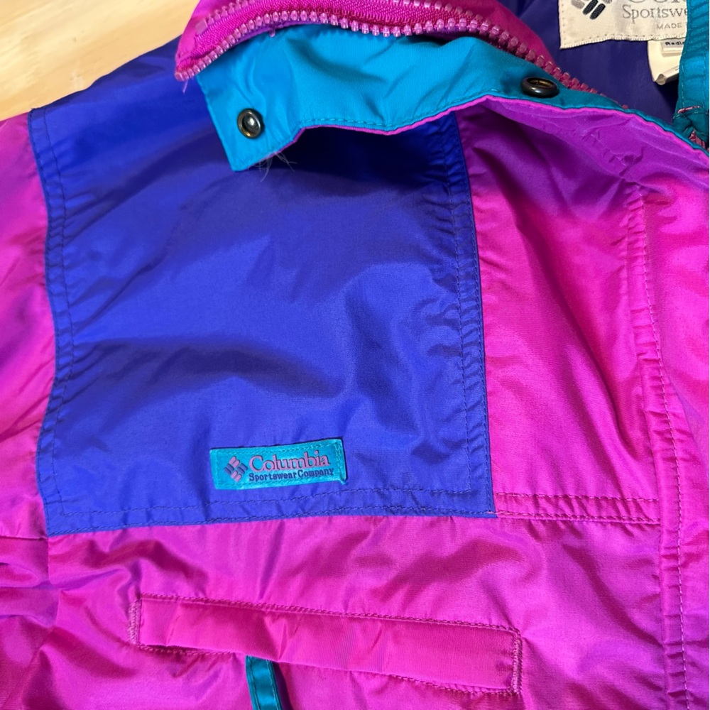 Columbia Purple and Blue Women's Jacket - Picture 5 of 10